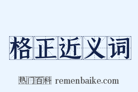 格正近义词是什么意思的图片